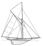 Гафельный гоночный тендер