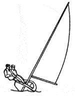 Положение экипажа на острых курсах.