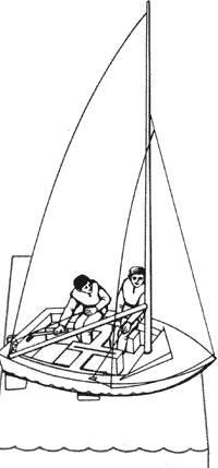 Для выхода ив дрейфа надо увалить швертбот.