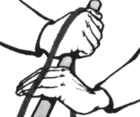 Смена рук на румпеле.