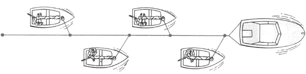Буксировка яхт.