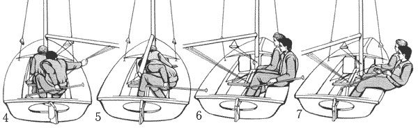 Поворот фордевинд.