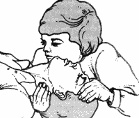 3. Еще раз вдохните. Грудь пациента опадет. Повторяйте действия 2 и 3, пока пострадавший не вздохнет и не начнет дышать сам.